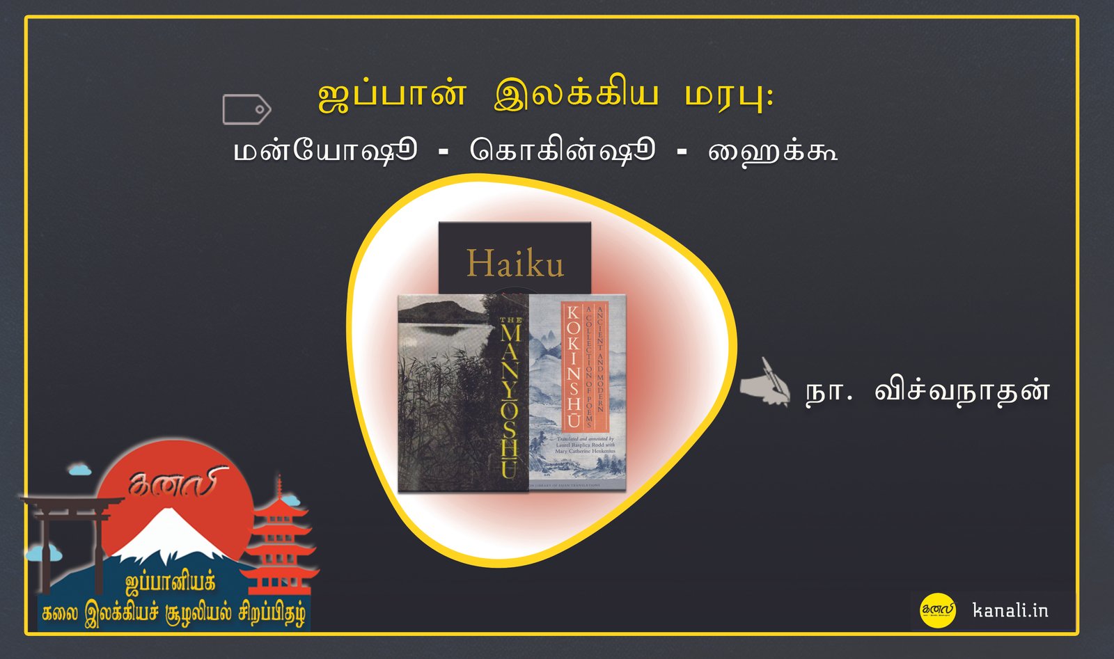 ஜப்பான் இலக்கிய மரபு: மன்யோஷூ – கொகின்ஷூ – ஹைக்கூ