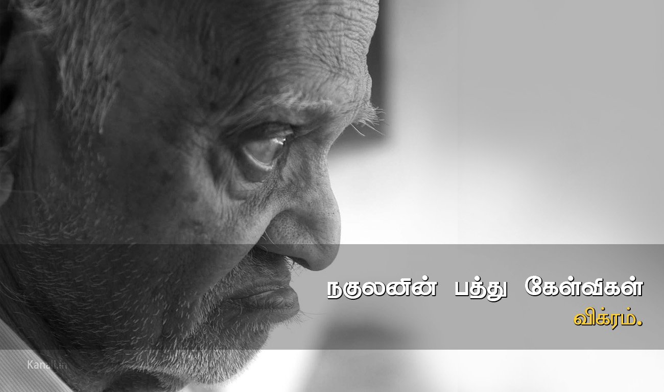 நகுலனின் கேள்விகள் (வாக்குமூலம் நாவல்)